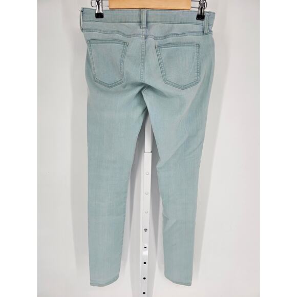 Decree Women's Blue Low Rise Button Closer Super Skinny Jeans Size 3 - Picture 5 of 5